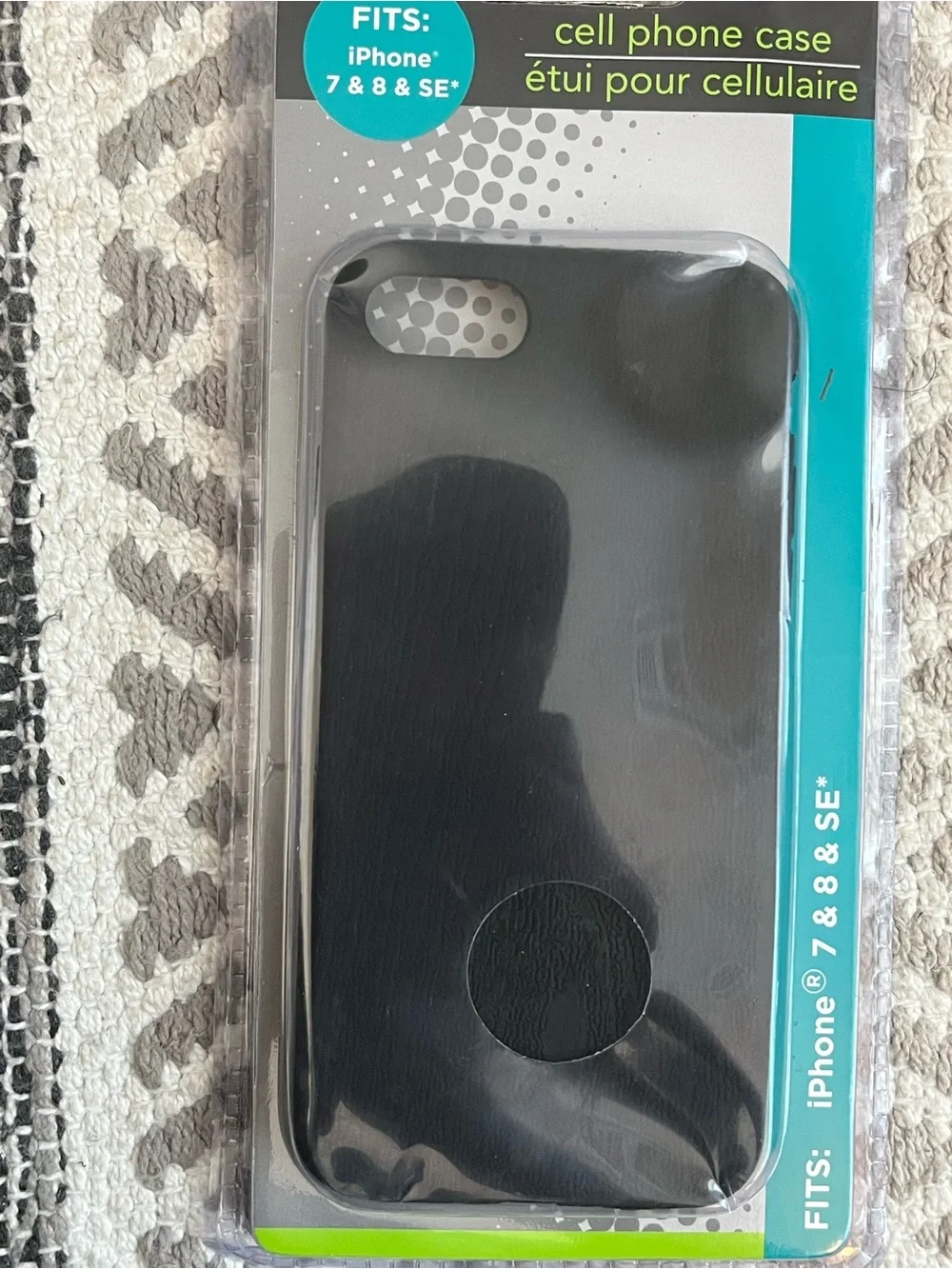 Black iPhone 6/6s/7/8/SE Cell Phone Case - Compatible Protective Cover
